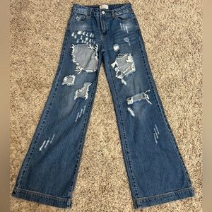 Distressed Boutique Trousers